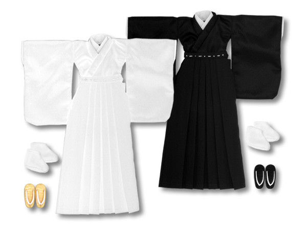 Kimono Hakama Set (Black), Azone, Accessories, 1/6, 4571116991040